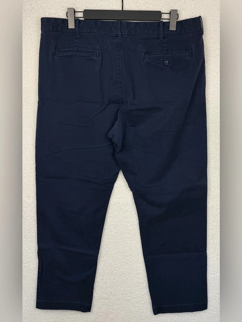J. CREW • Flex Navy Straight Fit Stretch Cotton Chino Pants, 40x32